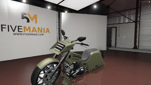 FIVEM Bag1 | Fictional Brand Cruiser Motorcycle Add-On | Working Lights | Add-On | Optimized | Fivem Ready | High Quality, image 3