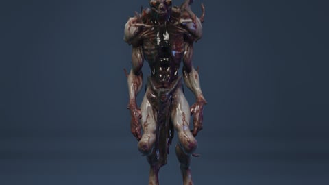 Spine | FiveM Male Ped | Horror Creature | Multiple Outfits | Optimized & Fivem Ready [Add-On], image 5