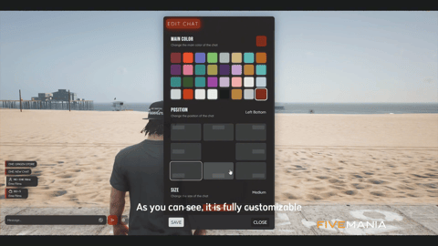 FIVEM OOC Chat System | Customizable UI Chat Script | Color & Position Options | Size Control | Standalone | Add-On | Optimized | Fivem Ready | High Quality, image 4