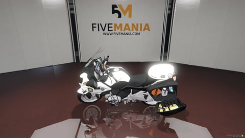 FIVEM 1200rt | Lore-Friendly Police Motorcycle [Unbadged] Add-On | Working Lights | Saddlebags | Optimized | Fivem Ready | High Quality — image 7