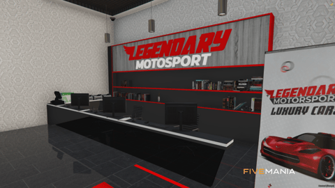 FIVEM Legendary Motorsport Dealership | Luxury Vehicle Showroom MLO | Interior & Exterior | Modern Design | Custom Props | Add-On | Optimized | Fivem Ready | High Quality — image 8