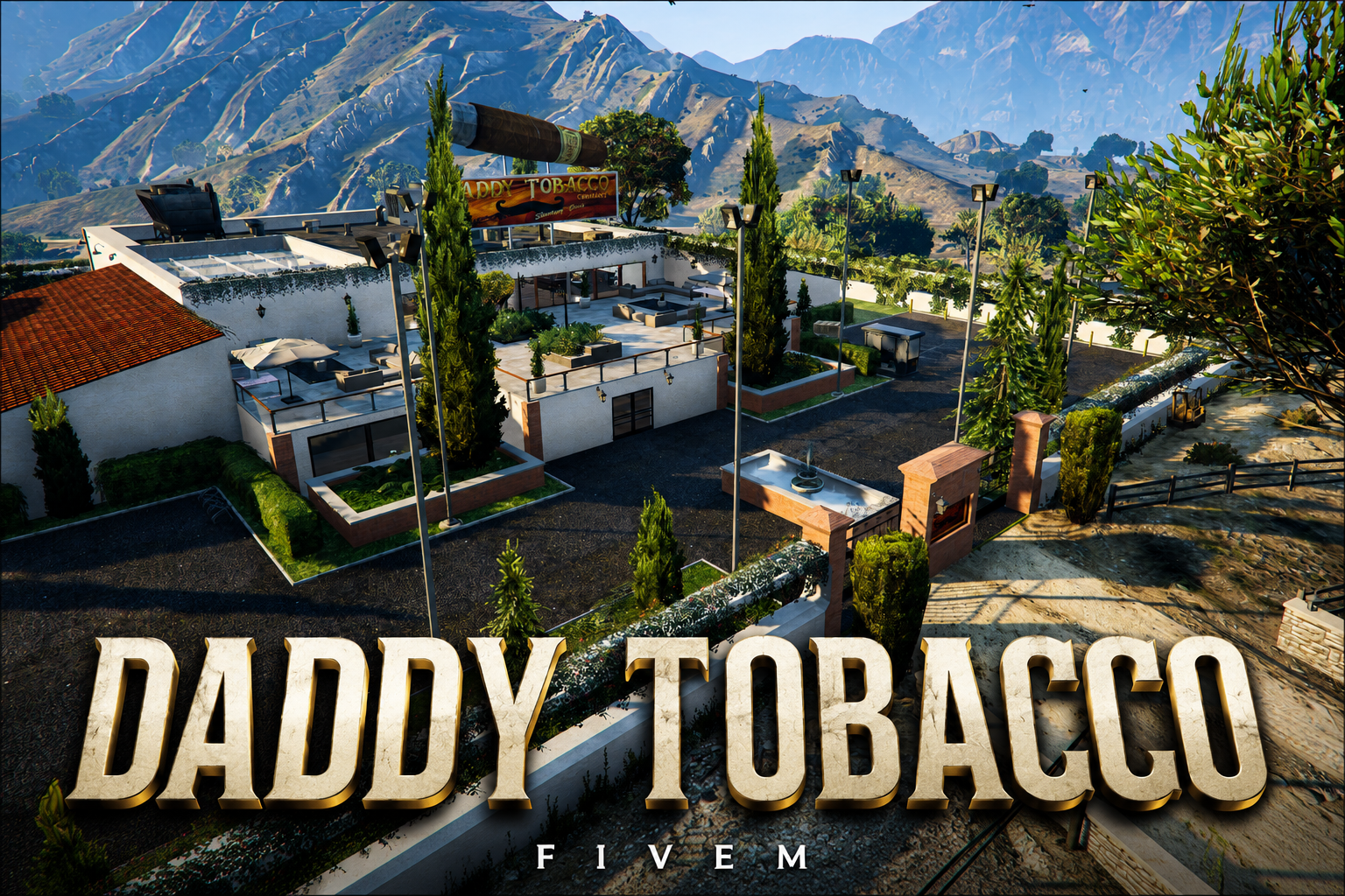 FIVEM Daddy Tobacco | Premium Tobacco Business MLO | Interior & Exterior | Retail Area & Lounge | Processing & Storage | Add-On | Optimized | Fivem Ready | High Quality