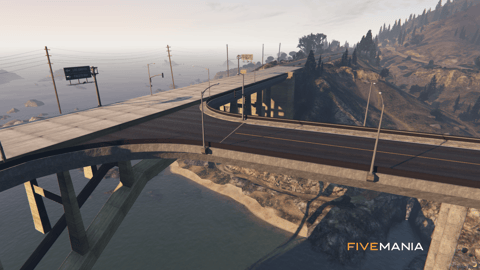FIVEM Bridge Sandy Paleto | Expanded Map Edit | New Roads & Scenic Views | Add-On | Optimized | Fivem Ready | High Quality — image 12