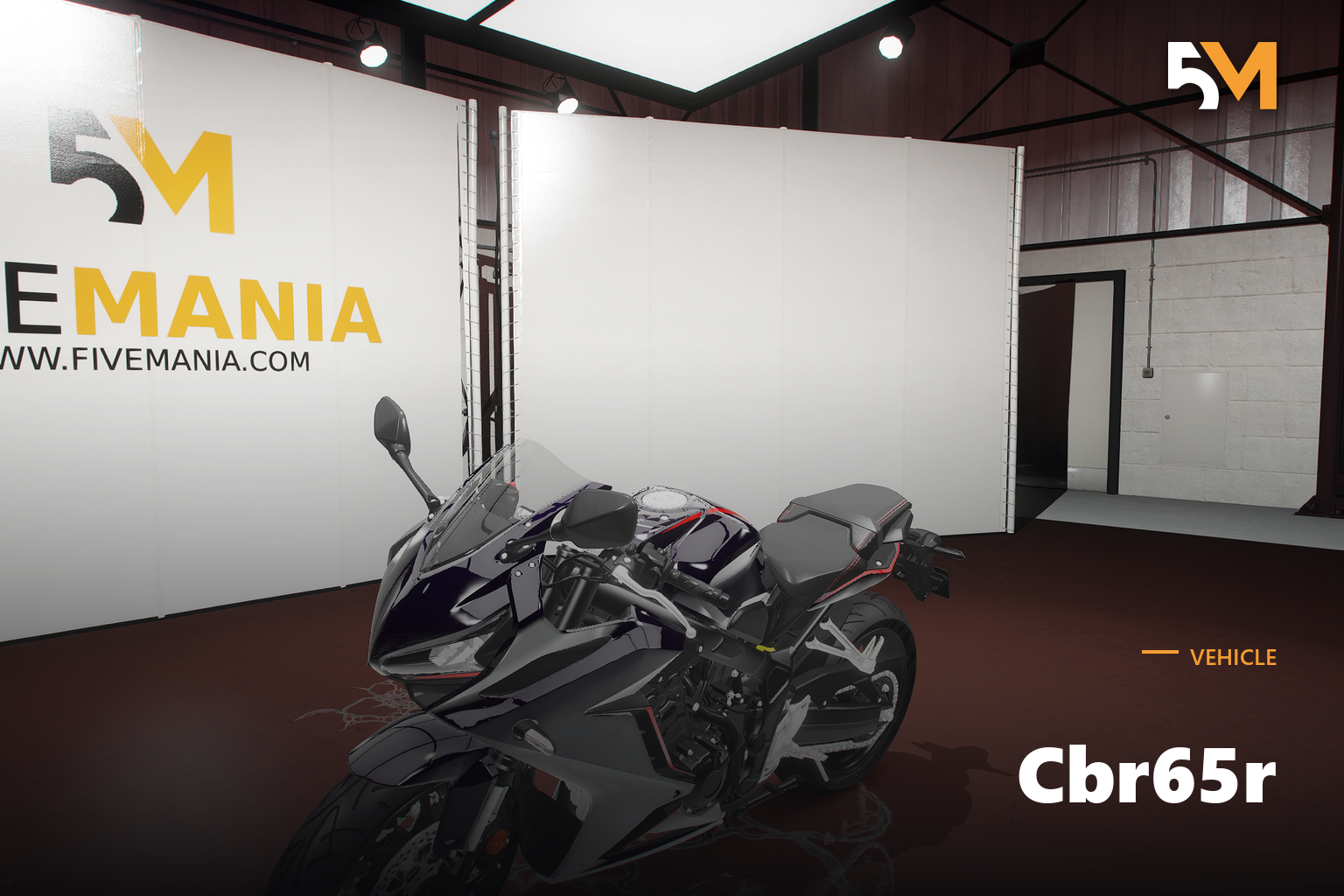 FIVEM Cbr65r | Realistic Sports Bike [Add-On] | Optimized | Fivem Ready | High Quality | Liveries