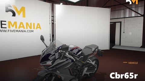 FIVEM Cbr65r | Realistic Sports Bike [Add-On] | Optimized | Fivem Ready | High Quality | Liveries cover