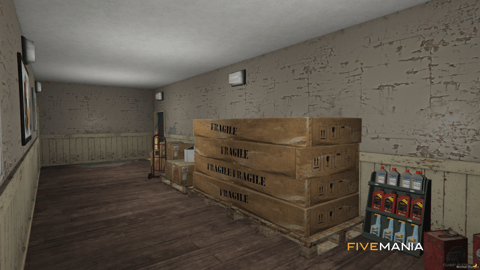 FIVEM Los Santos Customs Mechanic Airport Section | Expanded Mechanic Shop MLO | Interior & Exterior | Lounge Area | Underground Parking | Add-On | Optimized | Fivem Ready | High Quality — image 15