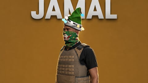 Jamal | Male Ped | Multiple Outfits | Optimized & Fivem Ready [Add-On] cover