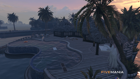 FIVEM Bungalow Village | Tropical Island Village MLO | Multiple Bungalows | Private Pools | Interior & Exterior | Add-On | Optimized | Fivem Ready | High Quality — image 28