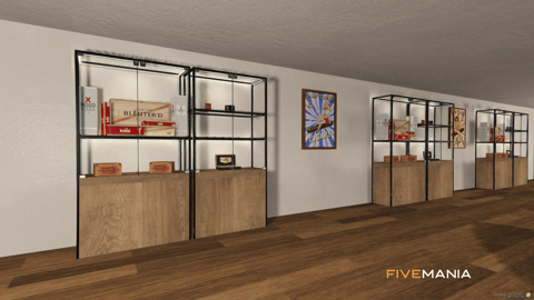FIVEM Daddy Tobacco | Premium Tobacco Business MLO | Interior & Exterior | Retail Area & Lounge | Processing & Storage | Add-On | Optimized | Fivem Ready | High Quality — image 8