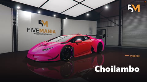 FIVEM Choilambo | Custom Sports Car [Unbadged] Add-On | Tuning Parts | Optimized | Fivem Ready | High Quality cover