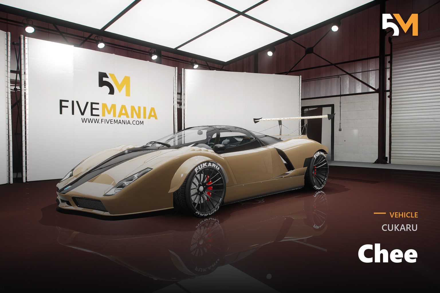 FIVEM CUKARU Chee | High-Performance Sports Car Add-On | Custom Wheels & Spoiler | Add-On | Optimized | Fivem Ready | High Quality