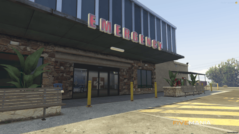 FIVEM Paleto Medical Center | Modern Hospital MLO | Interior & Exterior | Reception & Patient Rooms | X-Ray Room | Add-On | Optimized | Fivem Ready | High Quality — image 2