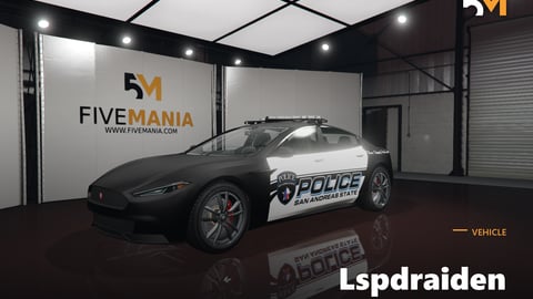 FIVEM Lspdraiden | Lore-Friendly Emergency Vehicle Add-On | Working Emergency Lights | Custom Livery | Optimized | Fivem Ready | High Quality cover