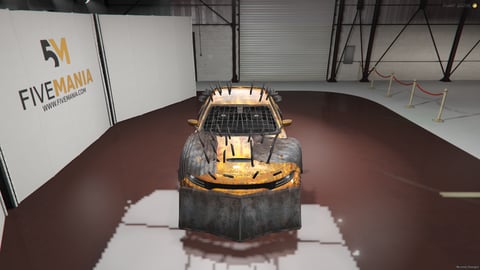 FIVEM Knight | Armored Battle Car [Unbadged] Add-On | Spiked Armor | Rusty Texture | Off-Road Wheels | Add-On | Optimized | Fivem Ready | High Quality, image 5