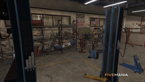 FIVEM Larry's Mechanic | Desert Mechanic Shop MLO | Interior & Exterior | Waiting Area | Office Space | Garage Bays | Add-On | Optimized | Fivem Ready | High Quality — image 11