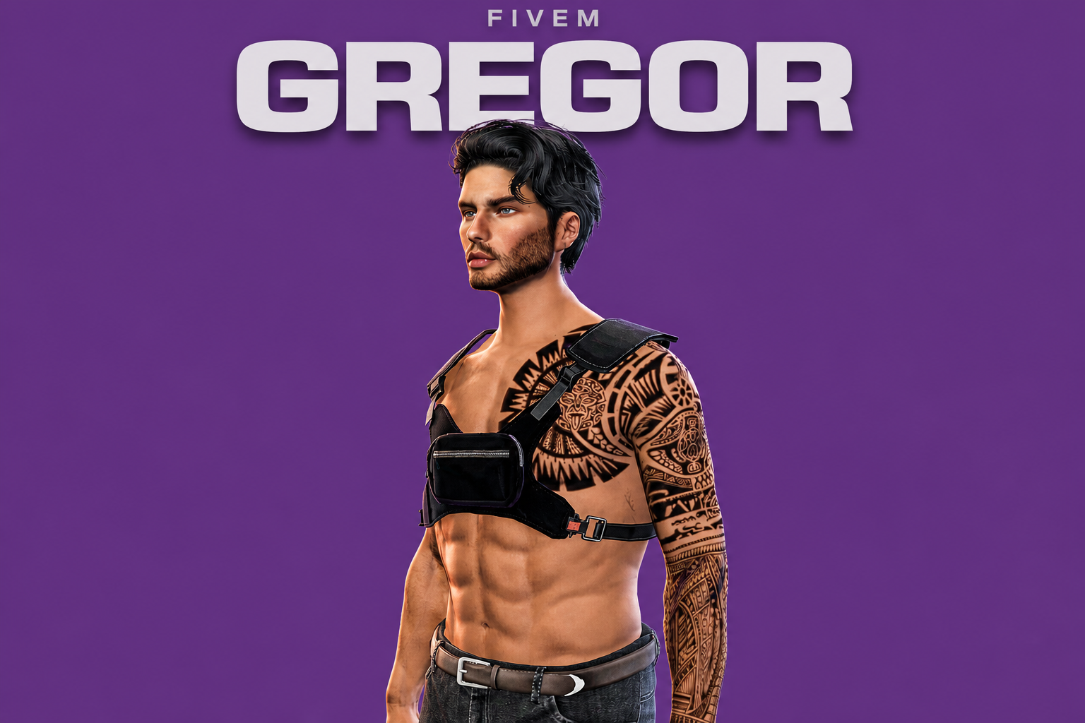 Gregor | Male Ped | Multiple Outfits | Optimized & Fivem Ready [Add-On]