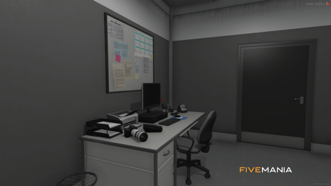 FIVEM Mission Row Police Department | Detailed Police Station MLO | Interior & Exterior | Offices | Cells | Interrogation Rooms | Add-On | Optimized | Fivem Ready | High Quality — image 30