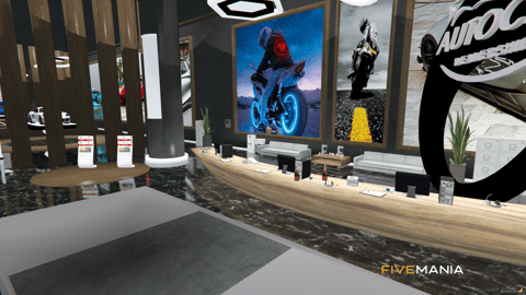 FIVEM Ocean Dealership | Luxury Car Dealership MLO | Interior & Exterior | Showrooms & Offices | Modern Design | Add-On | Optimized | Fivem Ready | High Quality — image 8