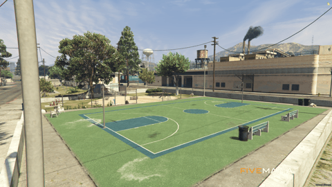 FIVEM Cypress Hood | Residential MLO & Map Edit | Interior & Exterior | Apartments | Basketball Court | Playground | Add-On | Optimized | Fivem Ready | High Quality — image 4