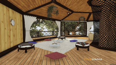 FIVEM Tree House | Unique Residential MLO | Interior & Exterior | Custom Props | Scenic Views | Add-On | Optimized | Fivem Ready | High Quality — image 11