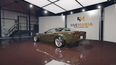 FIVEM Corquette D51 | Custom Sports Car Add-On | Widebody Kit | Custom Wheels | Working Lights | Add-On | Optimized | Fivem Ready | High Quality, image 8