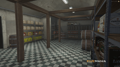 FIVEM The Italian Pizza Restaurant | Authentic Dining MLO | Interior & Exterior | Detailed Bar | Kitchen & Storage | Add-On | Optimized | Fivem Ready | High Quality — image 21
