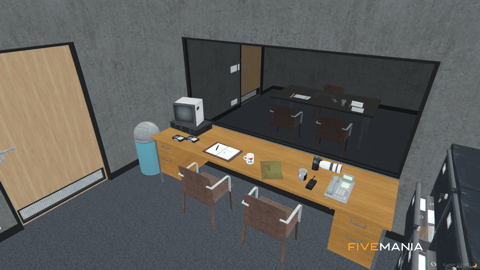 FIVEM Eclipse Police Department | Modern Police Station MLO | Interior & Exterior | Offices | Jail Cells | Briefing Room | Add-On | Optimized | Fivem Ready | High Quality — image 25