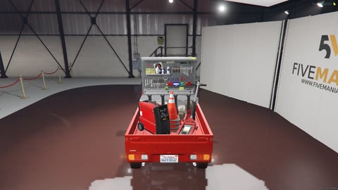 FIVEM Cdy2 | Utility Pickup Truck Add-On | Tools & Equipment | Working Lights | Add-On | Optimized | Fivem Ready | High Quality, image 6
