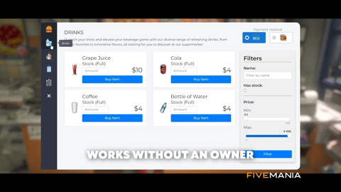 FIVEM Store Ownership Script | Advanced Business Management System | Employee Management | Store Upgrades | Banking System | Inventory | Add-On | Optimized | Fivem Ready | High Quality, image 2