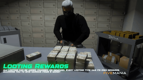 FIVEM Fleeca Heist v2 | Dynamic Bank Robbery Script | Configurable Cooldowns | Police Requirements | Looting Rewards | All Fleeca Banks | Add-On | Optimized | Fivem Ready | High Quality, image 13