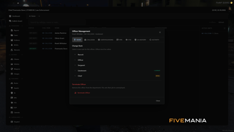 FIVEM Police Records Mdt | Comprehensive Police Records System | Evidence Tracking | Personnel Management | Custom Themes | Integrated Dispatch | Add-On | Optimized | Fivem Ready | High Quality, image 15