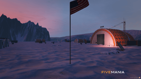 FIVEM Antartica | Arctic Research Base MLO | Custom Environment | Helipad | Structures & Props | Ship Included | Add-On | Optimized | Fivem Ready | High Quality — image 12