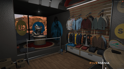 FIVEM Suburban Clothing Store V2 | Modern Clothing Store MLO | Interior & Exterior | Custom Props | Fitting Rooms | Add-On | Optimized | Fivem Ready | High Quality — image 6