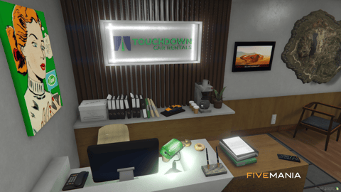 FIVEM Car Rental | Car Rental Business MLO | Interior & Exterior | Custom Props | Add-On | Optimized | Fivem Ready | High Quality — image 4