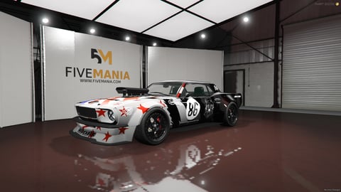 FIVEM Vapid Domgtt5 | Custom Muscle Car Add-On | Custom Liveries | Blower Engine | Widebody Kit | Optimized | Fivem Ready | High Quality, image 3