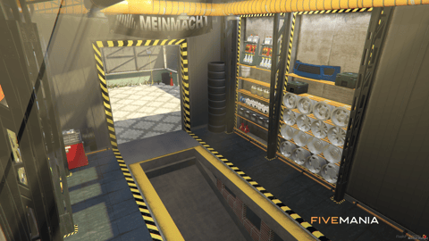 FIVEM Sandy Illegal Garage | Multi-Level Crime Hub MLO | Interior & Exterior | Underground Garage | Market | Workshop | Add-On | Optimized | Fivem Ready | High Quality — image 17