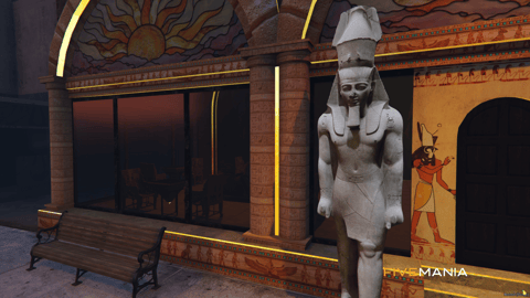 FIVEM Pharaoh Cafe | Egyptian Themed Cafe MLO | Interior & Exterior | Custom Props | Add-On | Optimized | Fivem Ready | High Quality — image 2