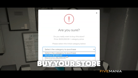 FIVEM Store Ownership Script | Advanced Business Management System | Employee Management | Store Upgrades | Banking System | Inventory | Add-On | Optimized | Fivem Ready | High Quality, image 5