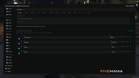 FIVEM Police Records Mdt | Comprehensive Police Records System | Evidence Tracking | Personnel Management | Custom Themes | Integrated Dispatch | Add-On | Optimized | Fivem Ready | High Quality, image 36