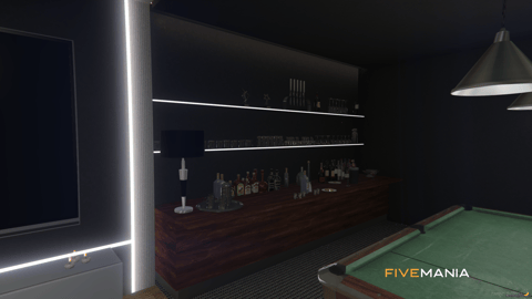 FIVEM Vinewood Villa V2 | Luxury Modern Estate | Interior & Exterior | Pool & Garage | Gym & Kitchen | Add-On | Optimized | Fivem Ready | High Quality — image 14