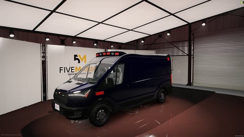 FIVEM Vapid Espeedo | Lore-Friendly Emergency Ambulance Van | Emergency Lighting | Working Doors | Add-On | Optimized | Fivem Ready — image 3