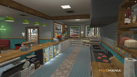 FIVEM Taco Farmer | Vibrant Mexican Restaurant MLO | Interior & Exterior | Full Kitchen | Dining Area | Custom Props | Add-On | Optimized | Fivem Ready | High Quality — image 7