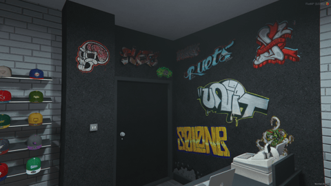 FIVEM Haters Clothing Shop | Unique Retail Space MLO | Interior & Exterior | Custom Props | Add-On | Optimized | Fivem Ready | High Quality — image 8