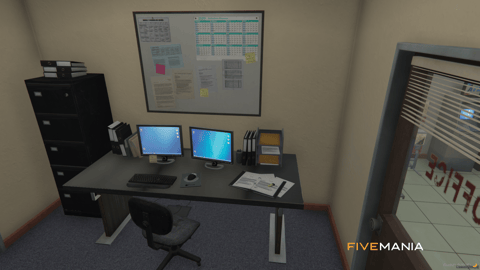 FIVEM Los Santos Customs Mechanic Airport Section | Expanded Mechanic Shop MLO | Interior & Exterior | Lounge Area | Underground Parking | Add-On | Optimized | Fivem Ready | High Quality — image 29