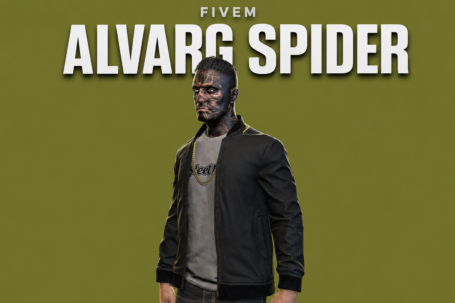 Alvarg Spider | Custom Character | Multiple Outfits | Optimized & Fivem Ready [Add-On]