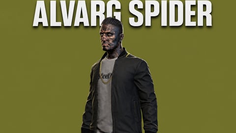 Alvarg Spider | Custom Character | Multiple Outfits | Optimized & Fivem Ready [Add-On] cover