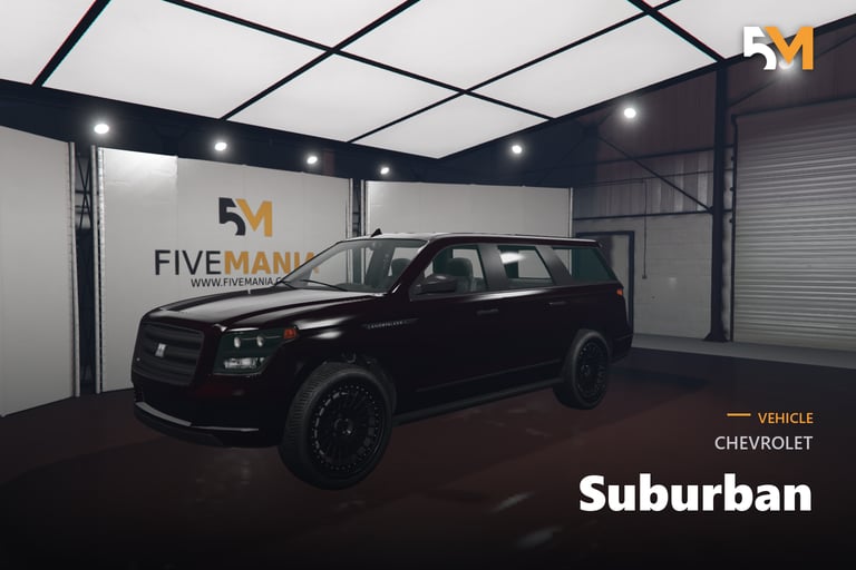 FIVEM Chevrolet Suburban, Lore Friendly Full-Size SUV