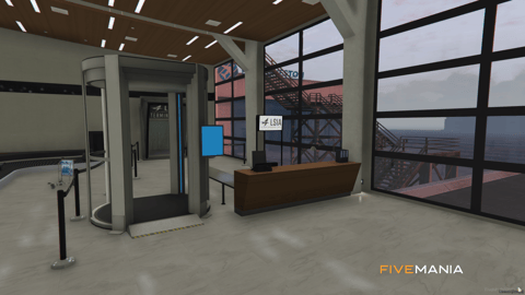 FIVEM Isia Airport | Custom International Airport MLO | Interior & Exterior | Shops & Lounges | Add-On | Optimized | Fivem Ready | High Quality — image 19
