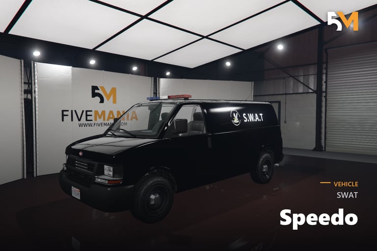 FIVEM Swat Speedo, Emergency Tactical Van [Badged] Add-On