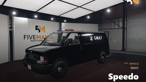 FIVEM Swat Speedo | Emergency Tactical Van [Badged] Add-On | Working Lights | Custom Livery | Add-On | Optimized | Fivem Ready | High Quality cover